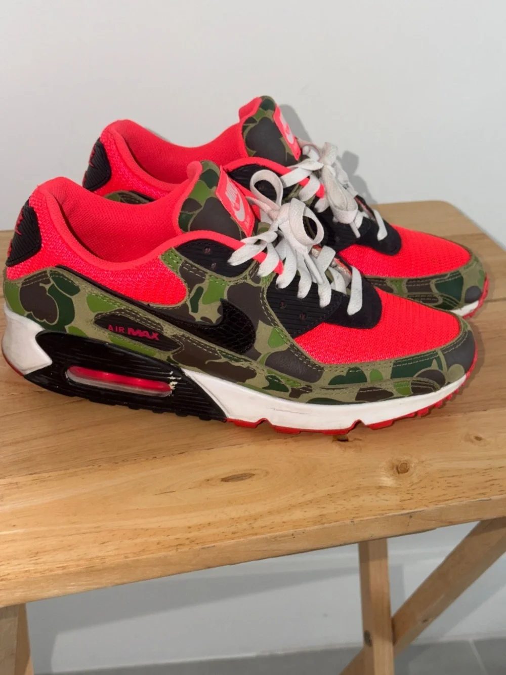 Nike Air Max 90 “Reverse Duck Camo”, style CW6024-600, US men’s 8.5 / EU 42.
